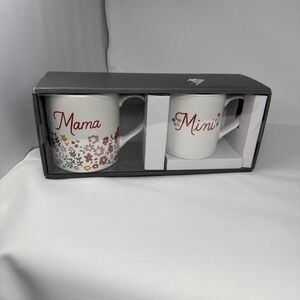 Threshold 16oz Mama Mug and 10oz Mini Mug Floral Mother's Day Mother Daughter